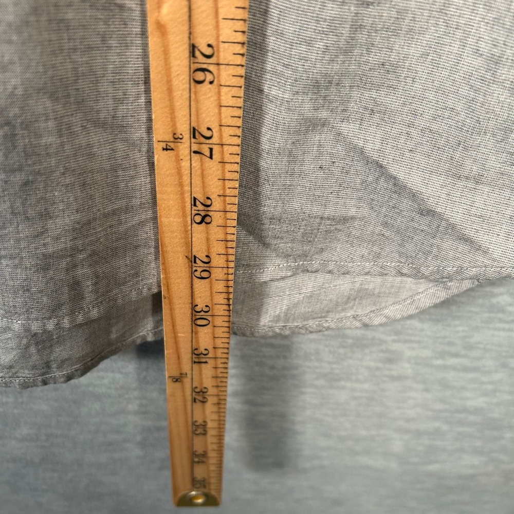 Taylor Stitch Shirt Mens 46 XXL Gray Short Sleeve Cotton Button Down Made USA - Picture 6 of 7